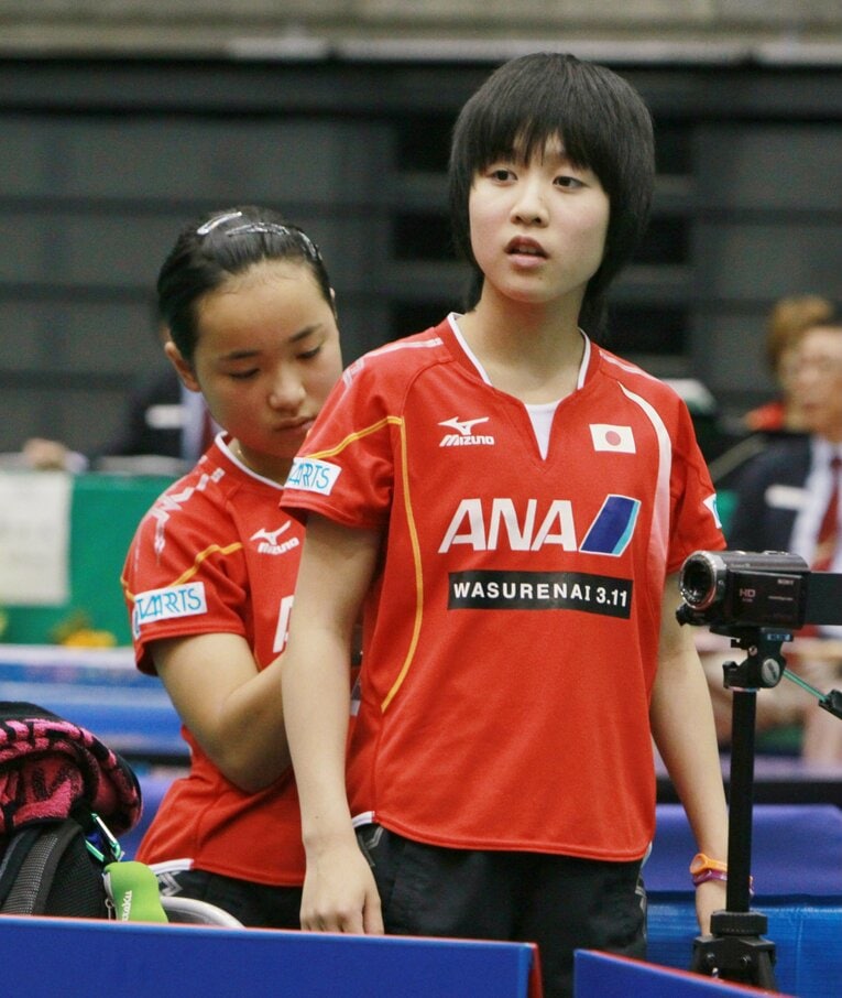 小学生で出場した2012年の荻村杯にて　©JIJI PRESS