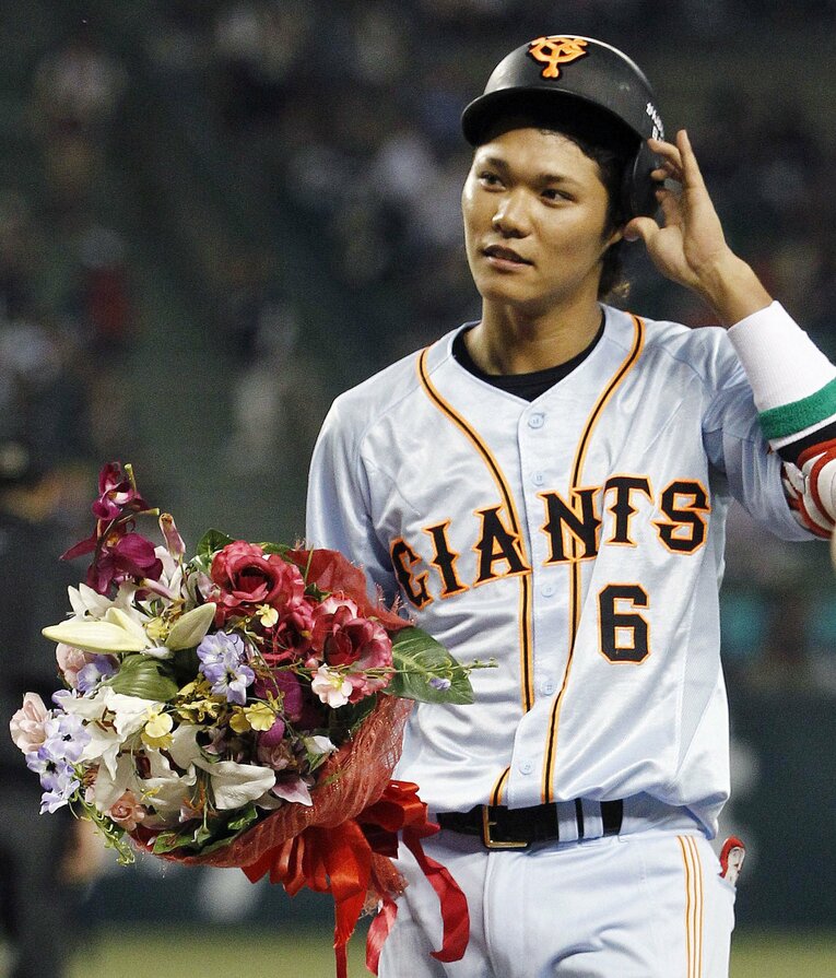 2014年1000本安打達成　©Kyodo News