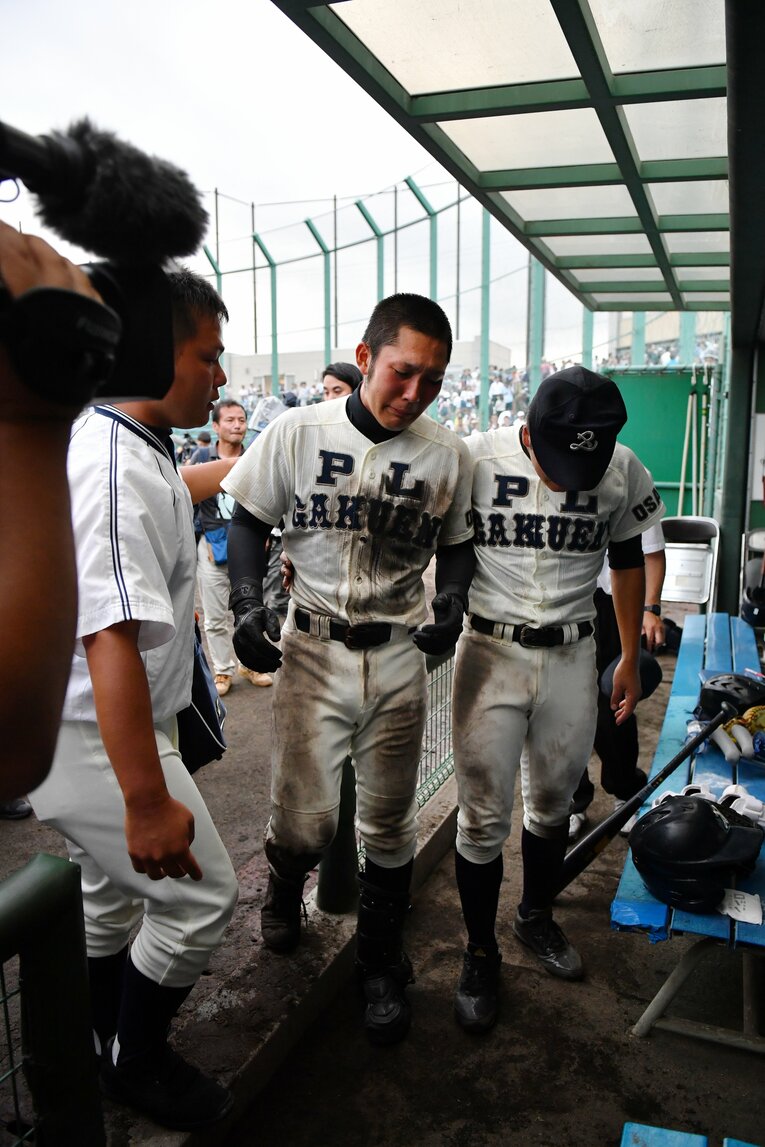 【PL学園、最後の夏】PL学園は1点差で東大阪大柏原に敗れた　©Hideki Sugiyama