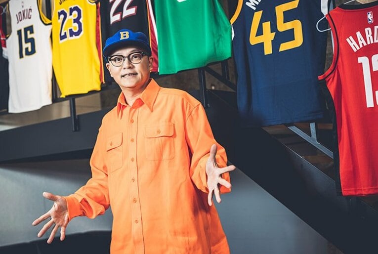 NBA愛を語るBoseさん　©Kiichi Matsumoto