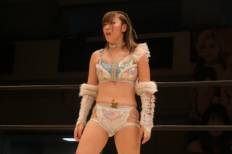 マリーゴールドの女子プロレスラー・桜井麻衣　©Norihiro Hashimoto