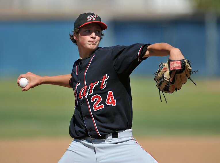 2010年のグラスノー（当時16歳）　©Getty Images