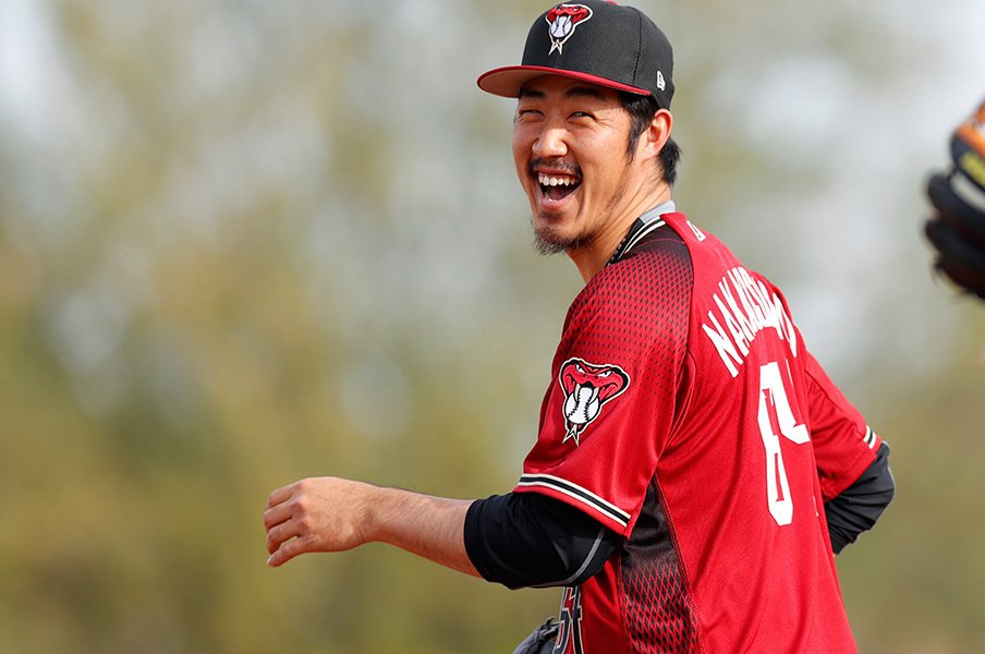 中後悠平、開き直ってメジャー昇格だ!米国で蘇った「Let's Enjoy!」の心。<Number Web> photograph by AFLO