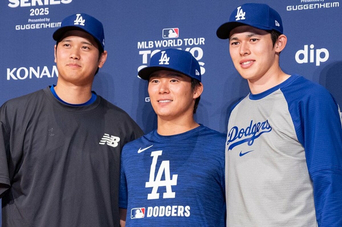 ドジャース公式Xが大谷翔平・山本由伸・佐々木朗希の