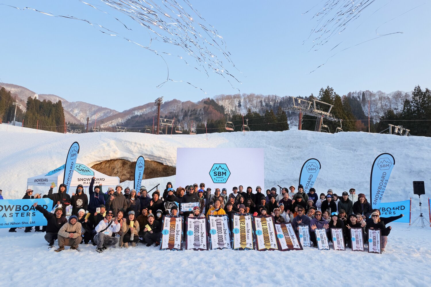 満面の笑みを見せたSBMに参加したライダーたち　©︎Shigeki Yamamoto