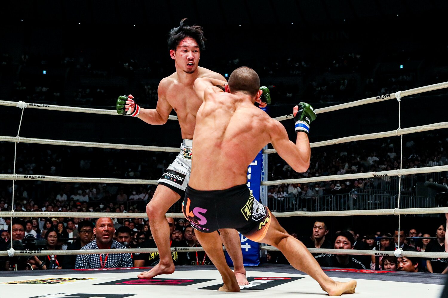 2019年4月21日、『RIZIN.15』のルイス・グスタボ戦　©RIZIN FF Susumu Nagao