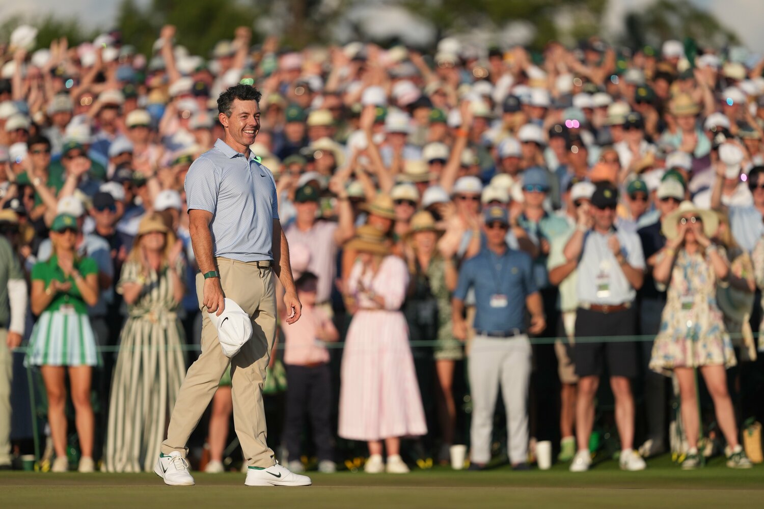 史上4人目となるマスターズ連覇を達成したロリー・マキロイ(36歳) ©︎Ben Jared/PGA TOUR via Getty Images