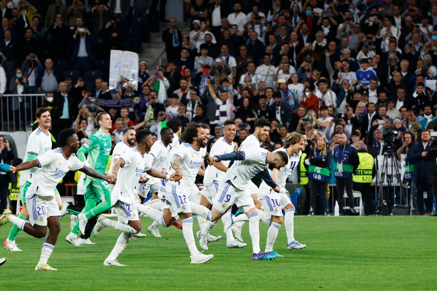 CL決勝進出を果たしたマドリーイレブン　©Daisuke Nakashima