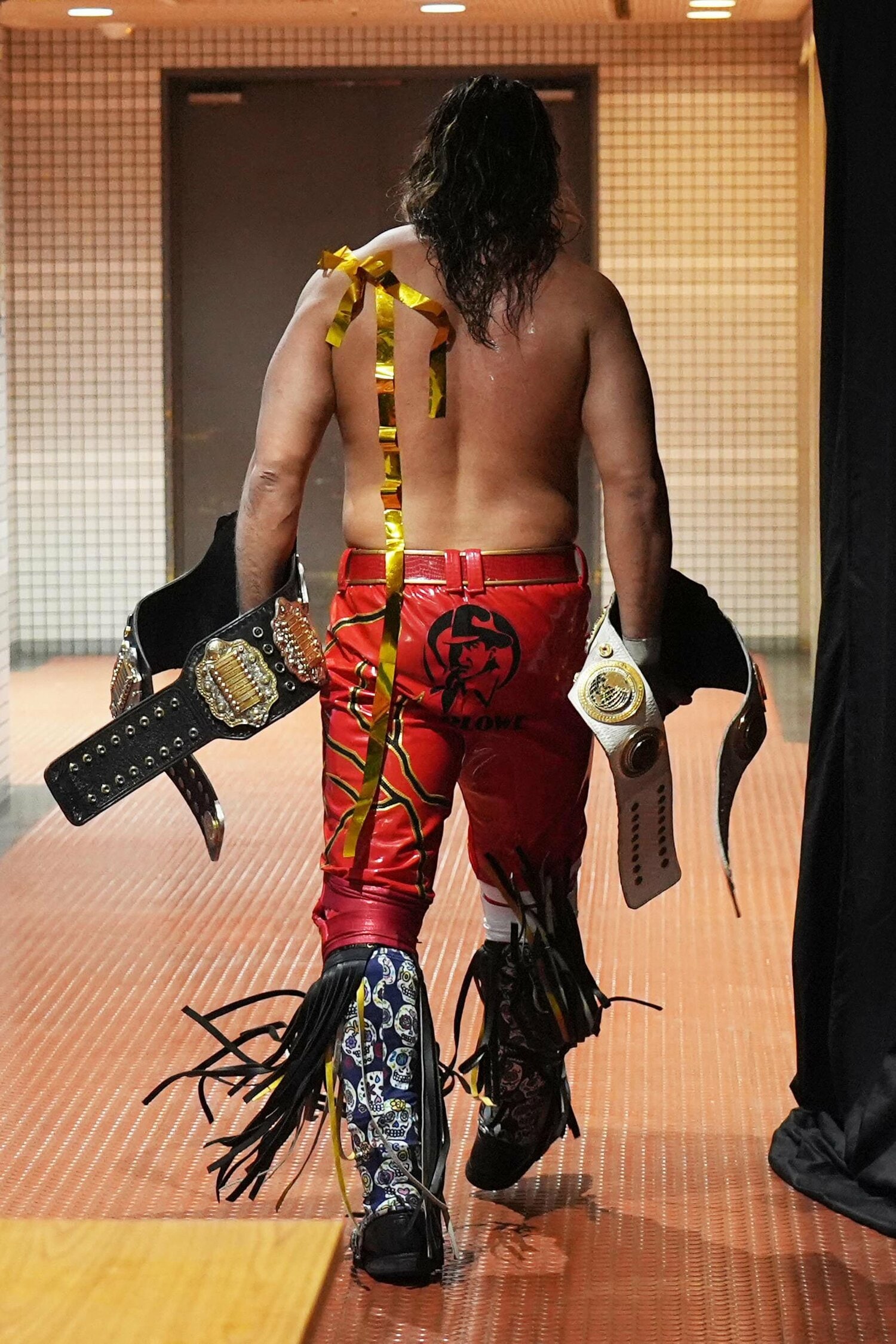 辻陽太の背中は自信に満ちていた。2月11日、エディオンアリーナ大阪　©Essei Hara