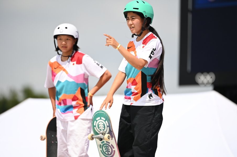 「怖い技から逃げない」16歳中山楓奈が語っていたスケートボードの魅力とは？「明日もスケボーに乗りたい」から始まった銅メダル＜Number Web＞ photograph by Naoya Sanuki／JMPA