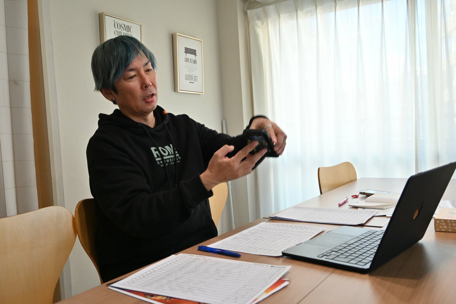 五輪でジャッジを務めた橋本審判　©Yumiko Yanai