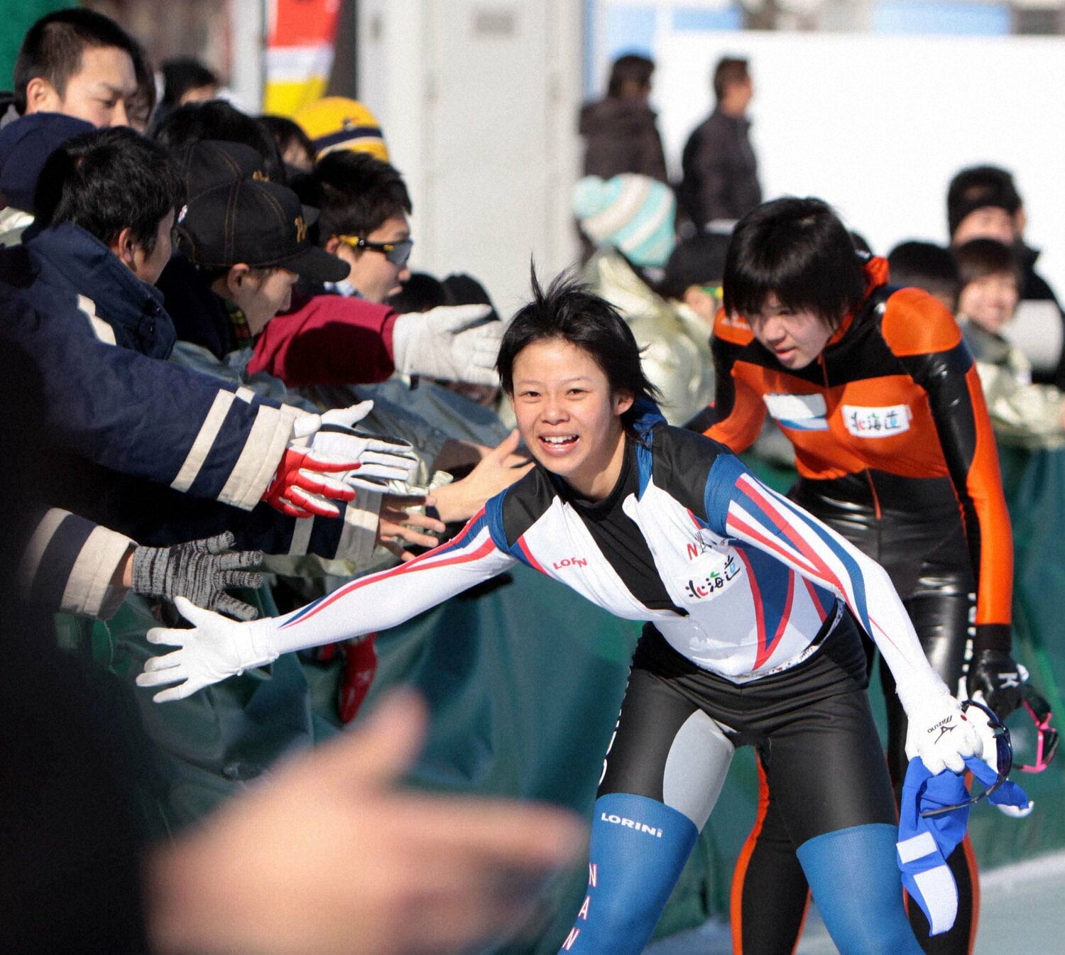 当時高校2年生の高木菜那（2010年1月くしろ国体）