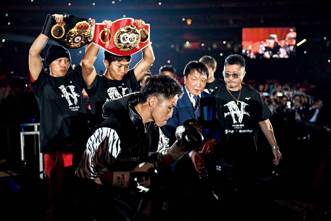 ネリ戦のリングに上がる前の井上尚弥　©︎Hiroaki Yamaguchi