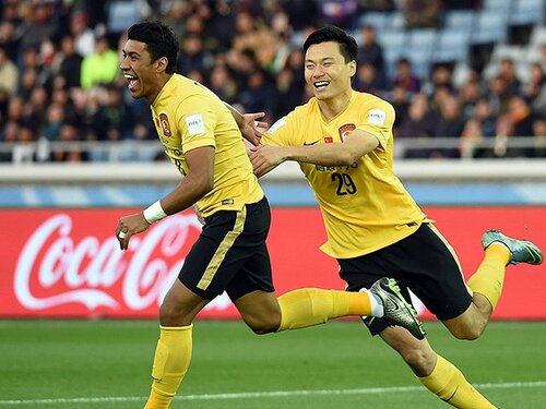 【選手支給品】2019年広州恒大ACLユニフォーム　9番タリスカ選手 広州恒大（H）2015 ACL用 オーセンティック N＆N+