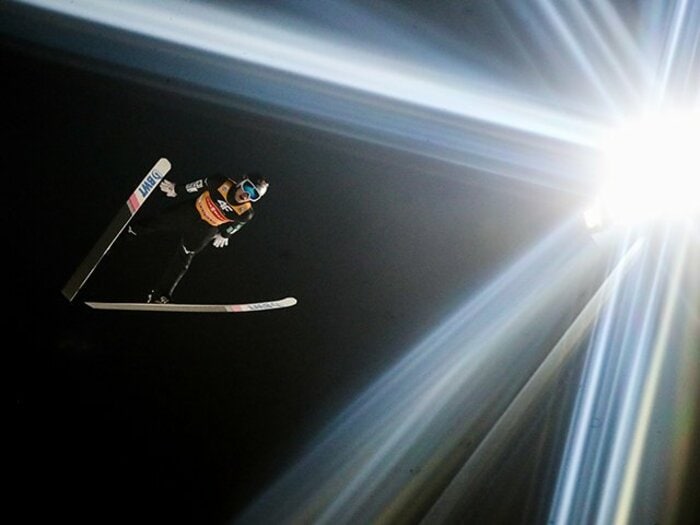 小林陵侑が即答した「優勝したい」。ジャンプ週間4位も照準はW杯連覇。＜Number Web＞ photograph by AFLO