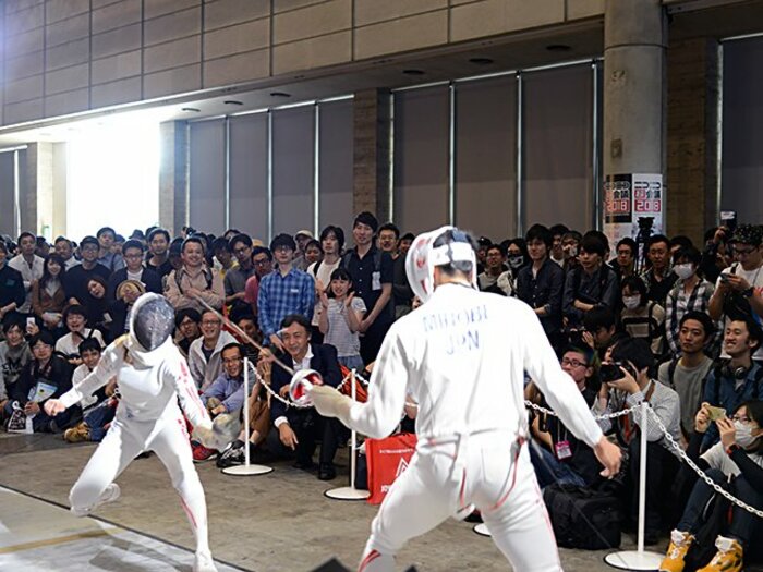 “ニコ超”出展、試合をグローブ座で。フェンシングのチャレンジは続く。<Number Web> photograph by JAPAN FENCING FEDERATION