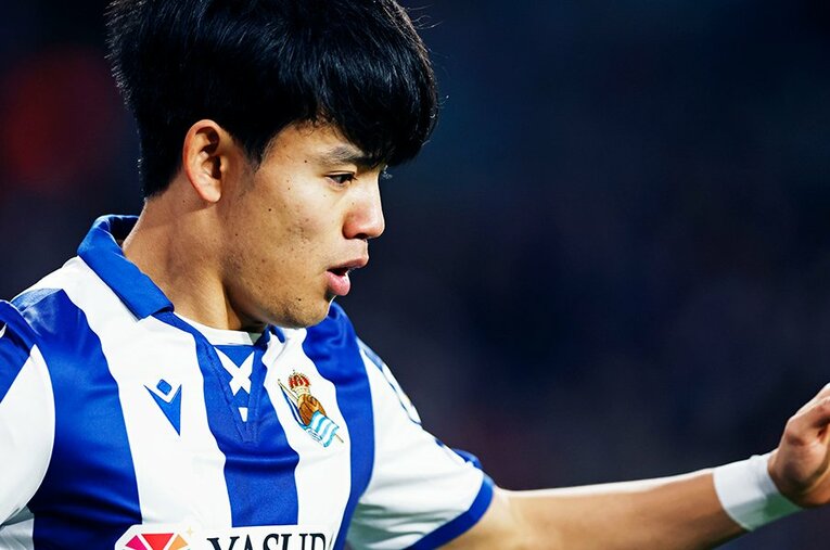 スペイン国王杯ベスト4進出に貢献した久保建英。ソシエダでの戦いはハードながら続く ／ photograph by Daisuke Nakashima