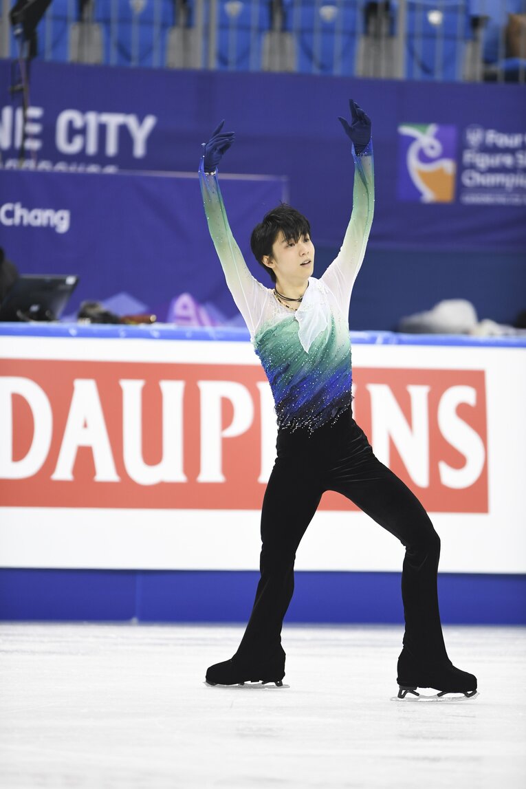 2017年2月、四大陸選手権のフリー　©Asami Enomoto