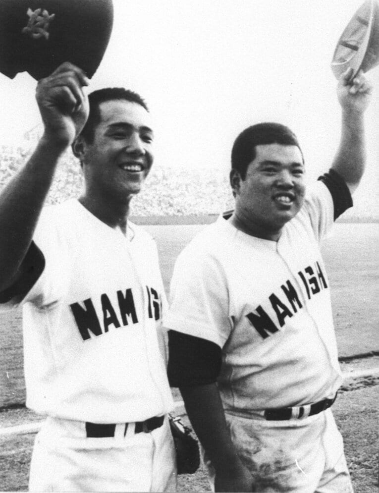 甲子園を沸かせた名バッテリーだった牛島と香川。香川は2014年にわずか52歳で急逝した　©KYODO