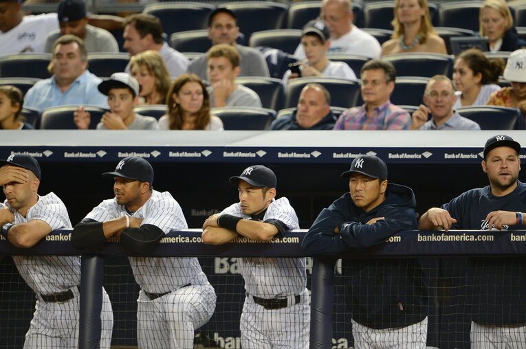 当時同僚・黒田博樹とのツーショット　©BUNGEISHUNJU