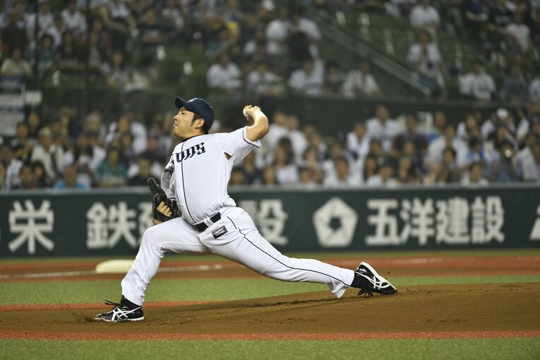 2016年、西武時代の菊池雄星　©Hideki Sugiyama