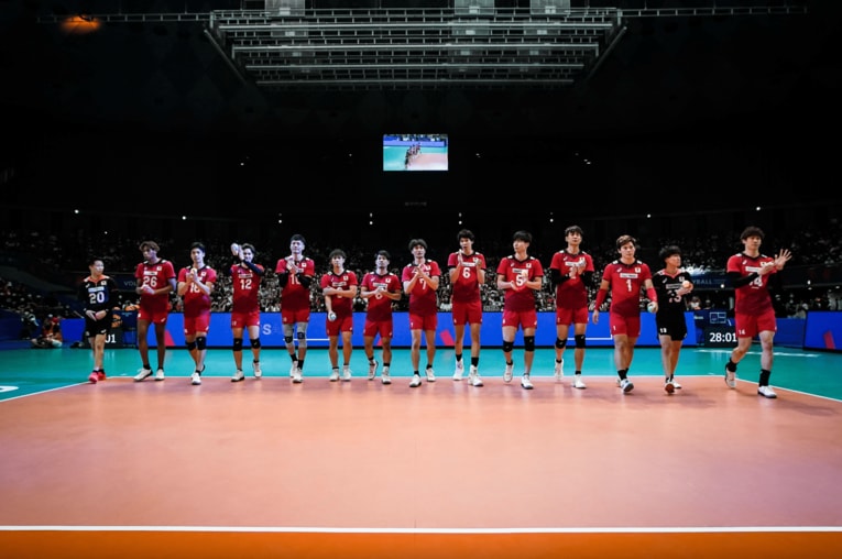 ネーションズリーグ・ドイツ戦　©︎FIVB