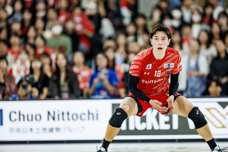 高橋藍（サントリーサンバーズ大阪）　©︎Kiichi Matsumoto