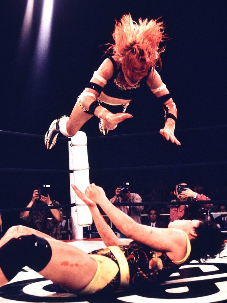 北斗晶vs神取忍。1993年4月2日、横浜アリーナ