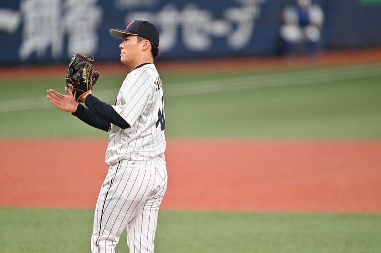 日本のエース山本は東京五輪に続く快投なるか　©Naoya Sanuki