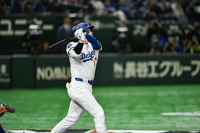 「天井当たった？」大谷さんドヤ顔→ポカン顔HRの一部始終（全11枚の1枚目）　©Nanae Suzuki