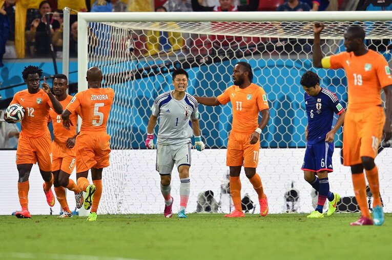 2014年W杯コートジボワール戦　©JMPA