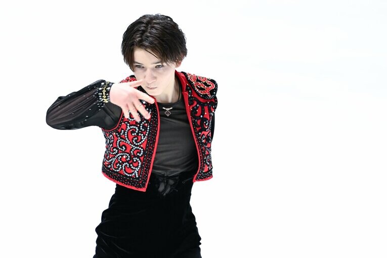 中田璃士、全日本選手権ショートの演技　©︎Asami Enomoto