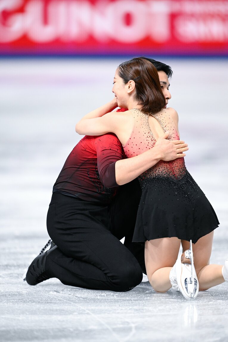 りくりゅうがGPファイナルで見せた美しい演技　©Asami Enomoto