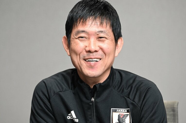 森保一監督。写真は2025年1月のインタビュー時 ／ photograph by Keiji Ishikawa