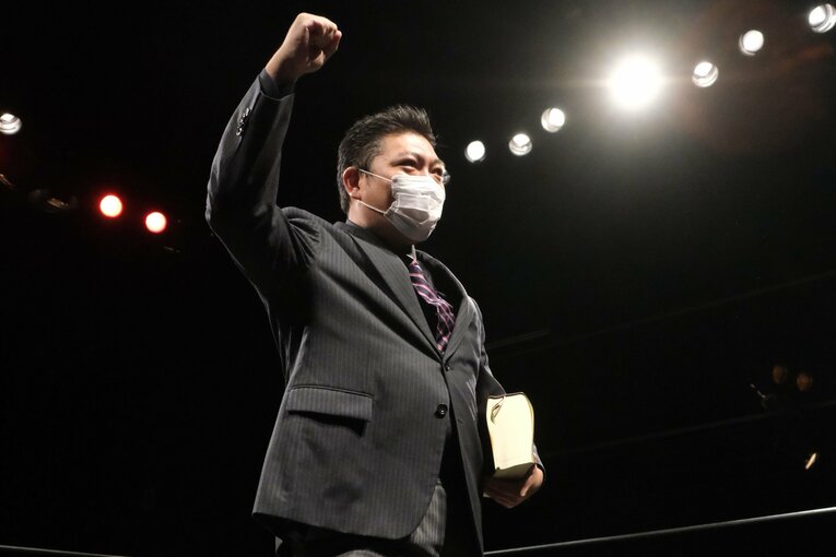 現在、プロレスリングBASARAのリングに立っている剛馬