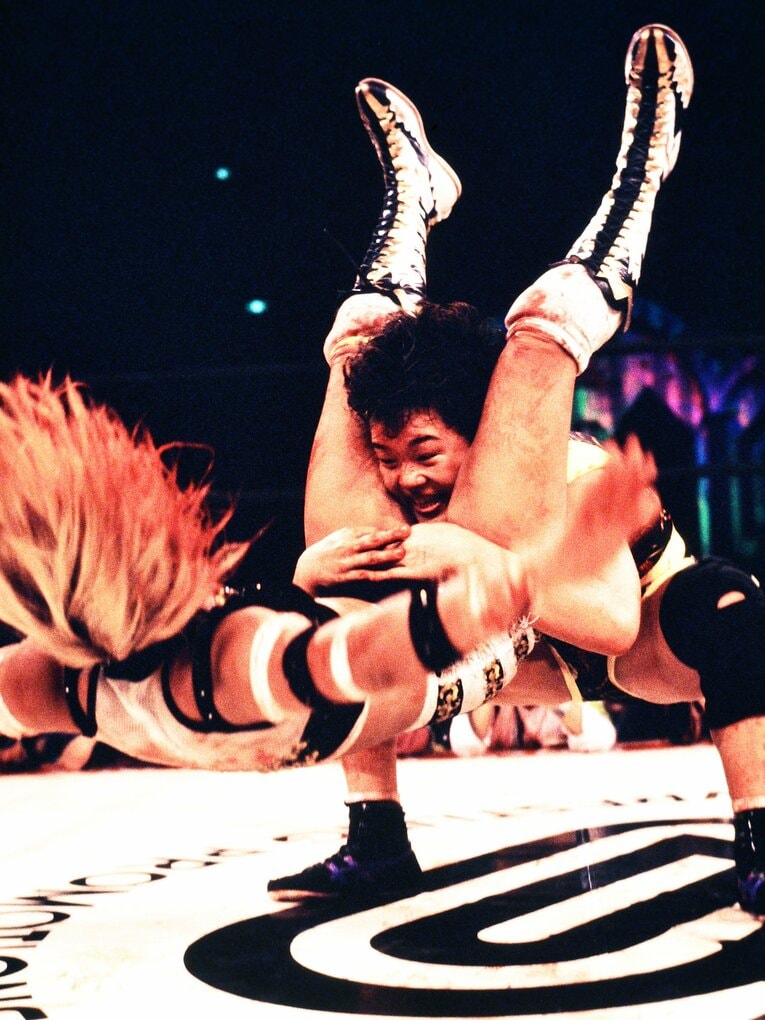 北斗晶vs神取忍。1993年4月2日、横浜アリーナ