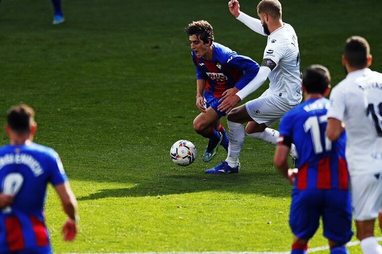 エイバルのキーマンであるブライアン・ヒル©Daisuke Nakashima