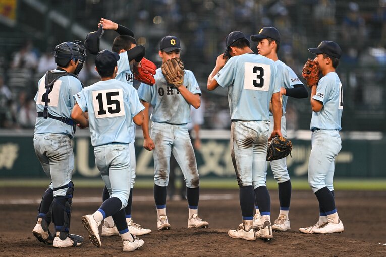 【3回戦・対海星戦】二番手・星野の好リリーフ　©Nanae Suzuki