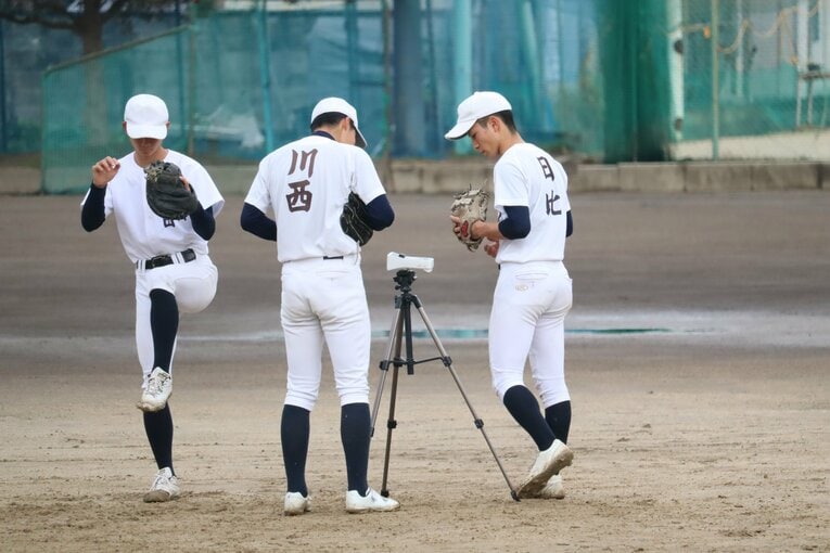 相手チームの研究はもちろん、自チームのデータもしっかりと活用　©Genki Taguchi