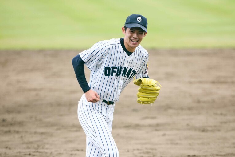 2019年岩手大会での佐々木朗希　©Asami Enomoto