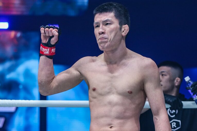 ONE Championship日本大会で急遽ジョン・リネカーと対戦した青木真也 ／ photograph by ONE Championship