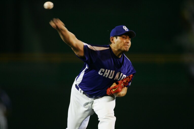 中日のエースとして活躍　©Sports Graphic Number