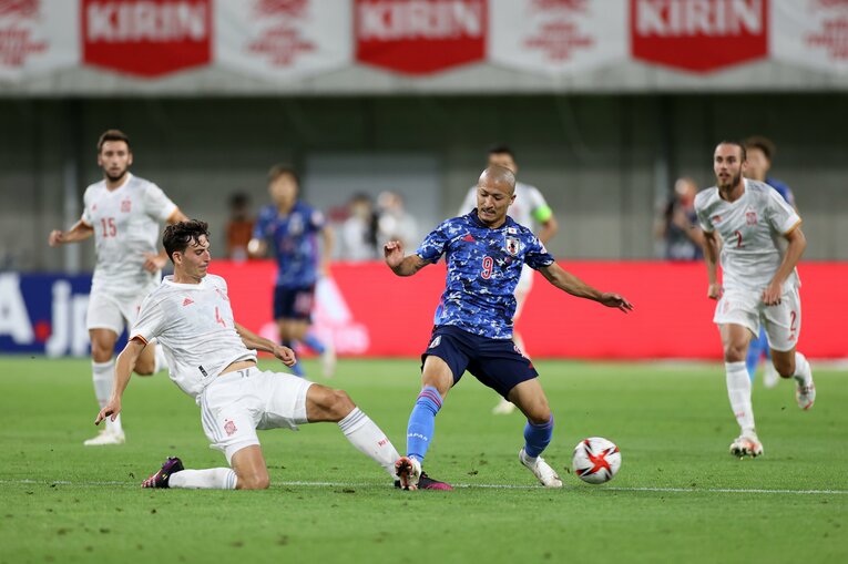 EURO出場組も多いスペインと戦えた、17日のU-24日本代表の強化試合は非常に意義深かったといえる©Getty Images