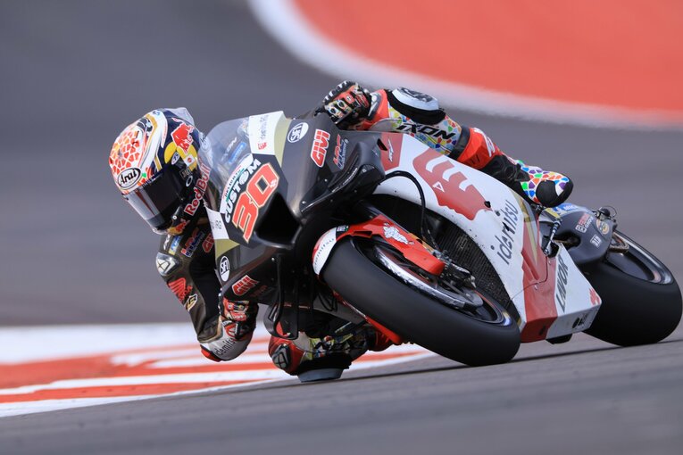 アメリカズGPの中上貴晶　photograph by Satoshi Endo