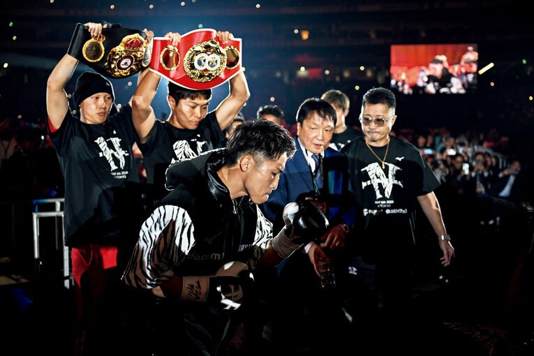 ネリ戦のリングに上がる前の井上尚弥　©︎Hiroaki Yamaguchi