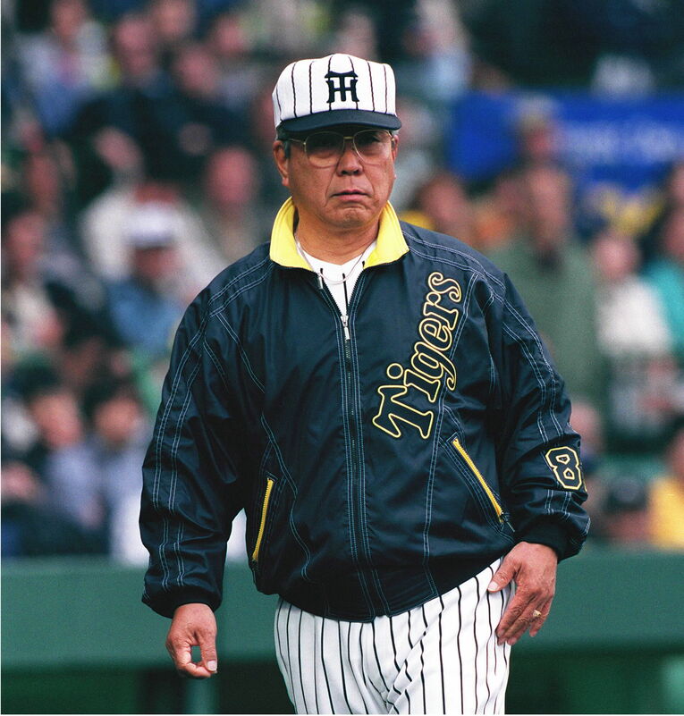 阪神監督時代（1999年～2001年）の野村克也　©JIJI PRESS