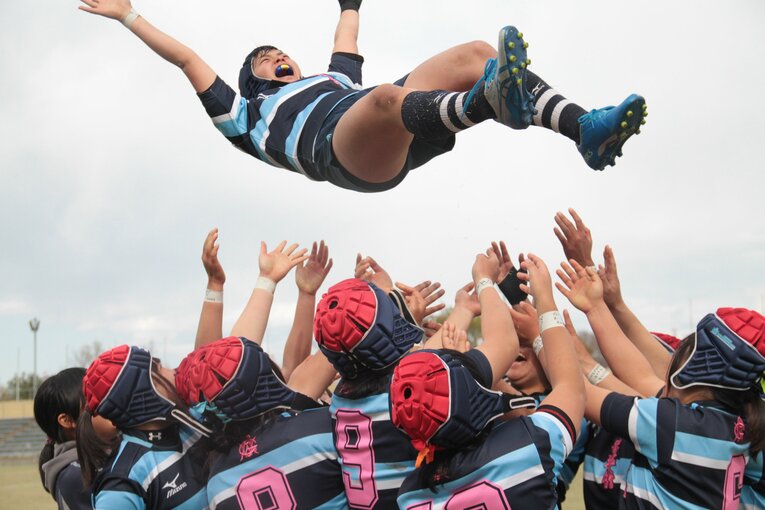 高校時代の青木さん　©Nobuhiko Otomo