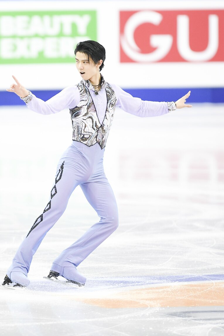 2017年2月、四大陸選手権のショートプログラム　©Asami Enomoto