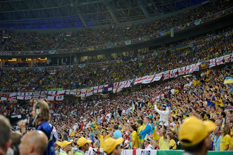 EURO2012でのウクライナ　©Takuya Sugiyama