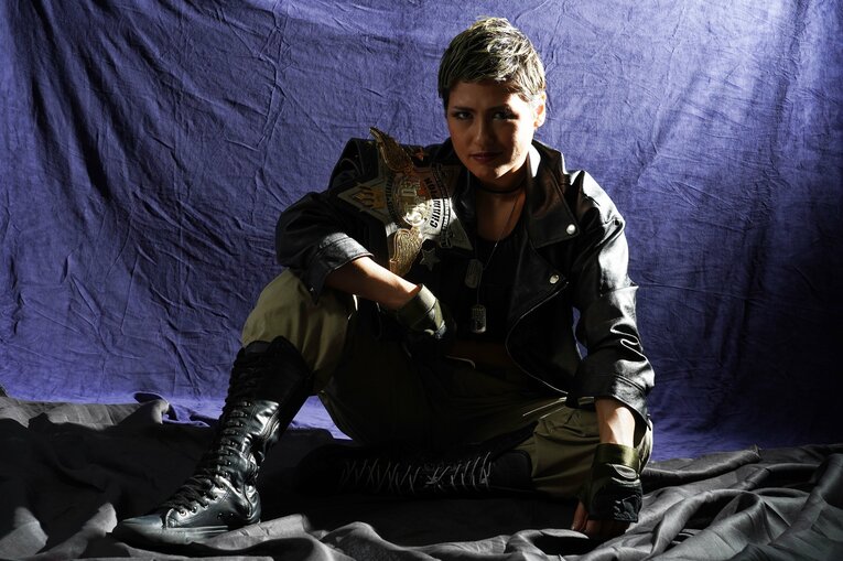 「あの子見た目はいいけれど、試合がダメだよね」 戦闘服の女子レスラー・ジュリアの生き方と“白いベルト”への愛(20)